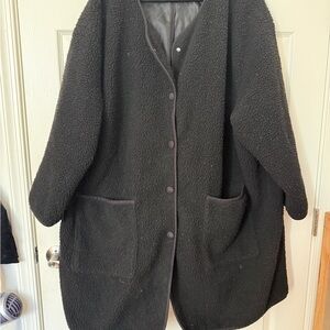Ava & Viv Black Teddy Jacket